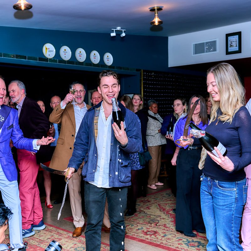 Members enjoying themselves at a Silver Sword event